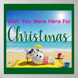 Poster Snowman