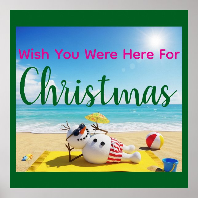 Poster Snowman (Frente)