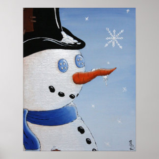 Poster Snowman