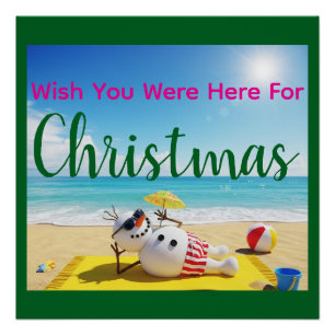 Póster Snowman