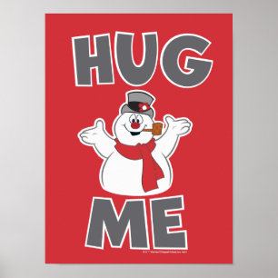 Poster Snowman™ congelado Abraçar-me