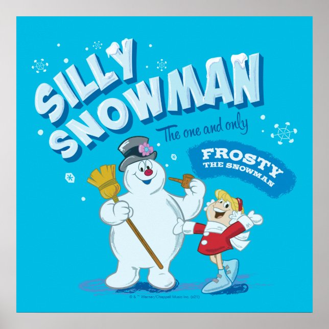 Poster Snowman™ congelado | "Bobo Snowman" (Frente)