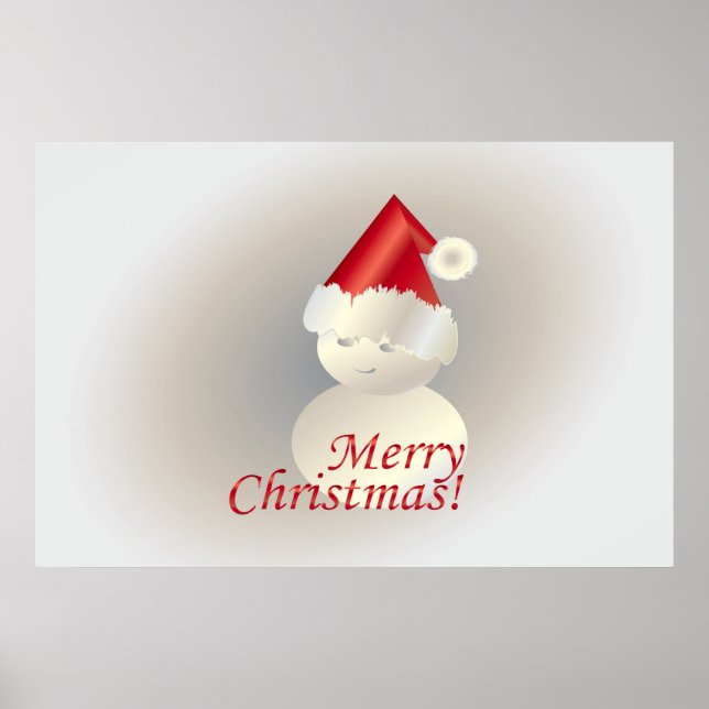 Poster Snowman de Natal (Frente)