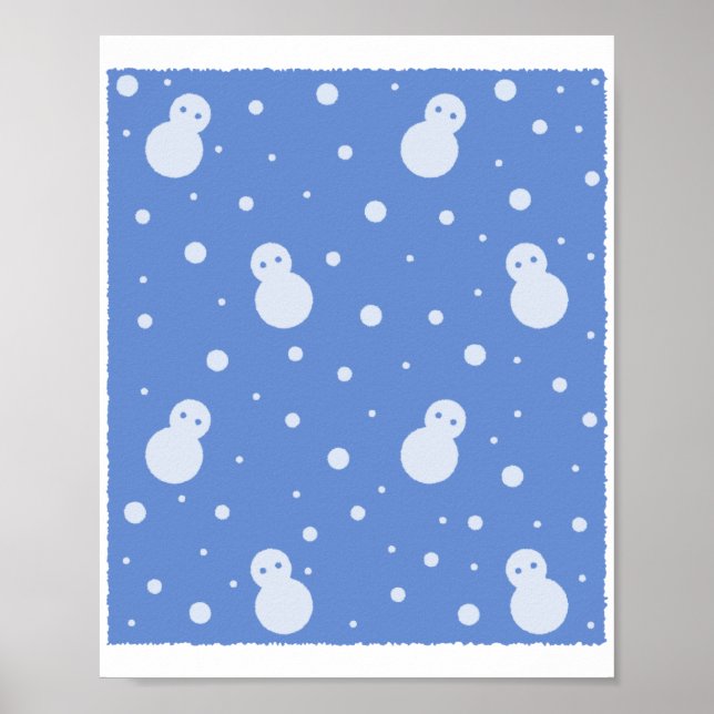 Poster Snowman e Snow (Frente)