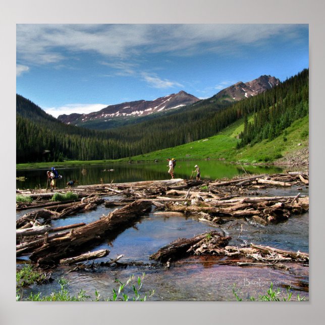 Poster Snowmass Creek Aspen Colorado (Frente)