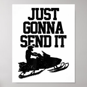 Poster Snowmobile Vai Enviar Um Motor Engraçado Gif