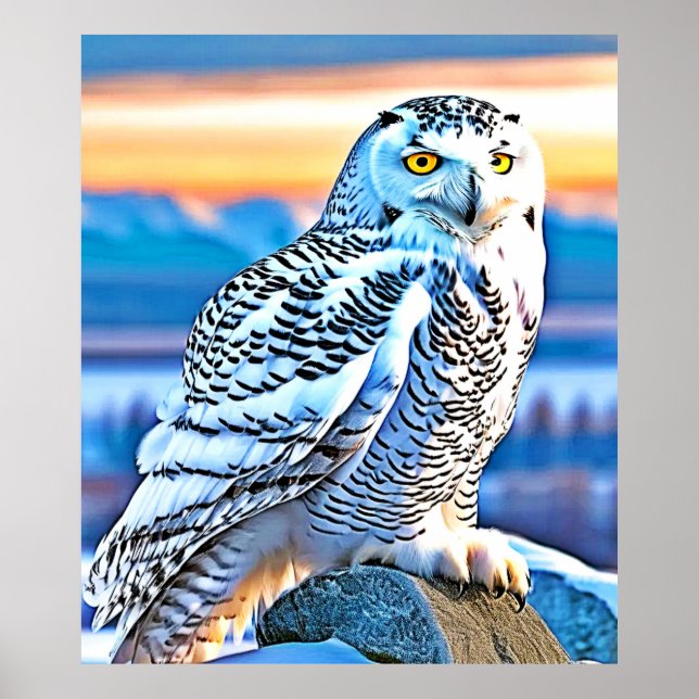 Poster Snowy Owl MajDesign (Frente)