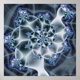 Poster Snowy Spiral