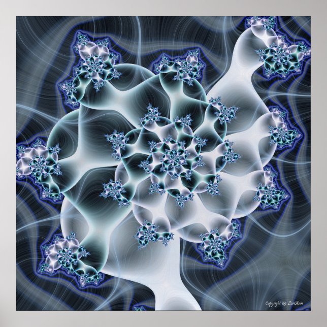 Poster Snowy Spiral (Frente)