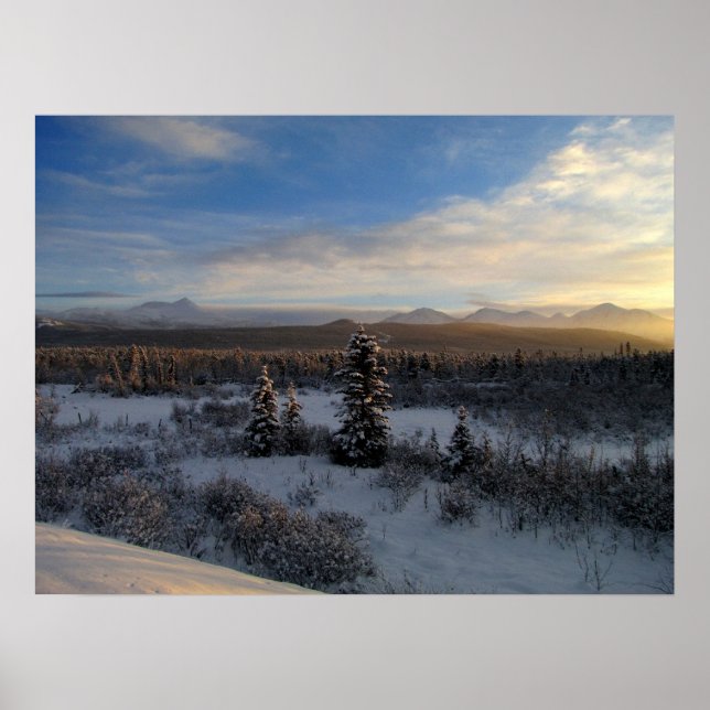 Póster Snowy Tarde (Frente)