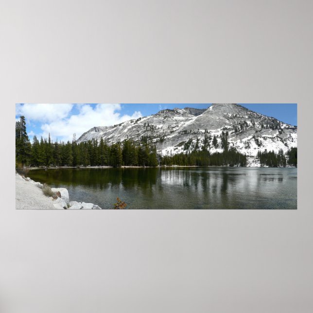 Poster Snowy Tenaya Lake Yosemite - Foto do Parque Nacion (Frente)