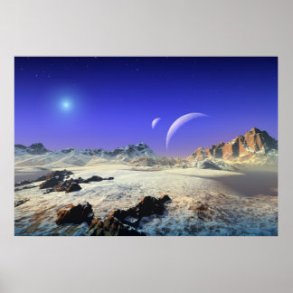 Poster Snowy vista