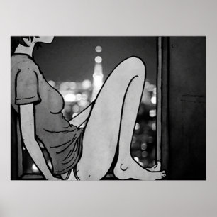 Poster só dos pensamentos