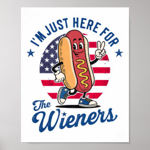 Poster Só estou aqui para o salsicha picante dos saltador