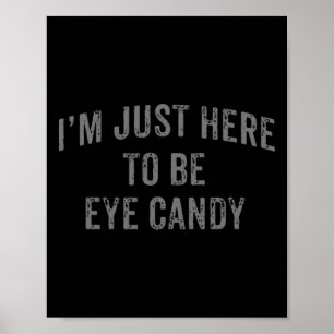 Poster Só estou aqui para ser um ginásio sarcástico doce