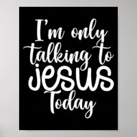 Só estou falando com Jesus hoje |Engraçado Dizer C