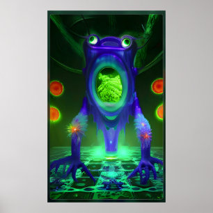 Poster Só Meio Amedrontado