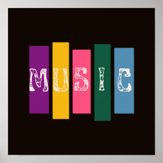 POSTER SÓ MÚSICA
