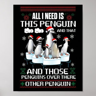 Poster Só Preciso Deste Pinguim E Do Outro Pinguim.