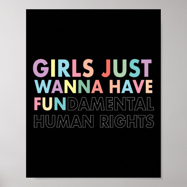 Poster Só quer ter uma camisa de direitos fundamentais (Frente)