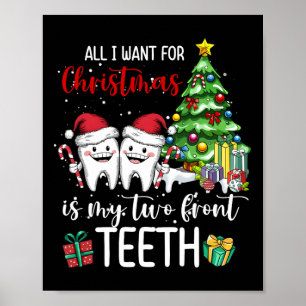 Poster Só Quero O Natal É O Meu Filho De Dois Dentes.