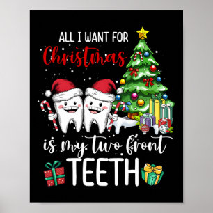 Poster Só Quero O Natal É O Meu Filho De Dois Dentes.