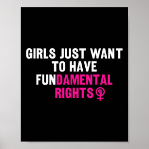 Poster Só Quero Ter Uma Feminista De Direitos Fundamentai