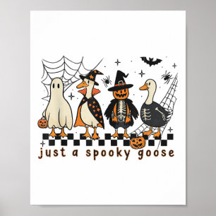 Poster Só Um Bobo De Ganso Louco No Halloween Engana Ha E