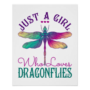 Póster Só uma garota que ama as moscas