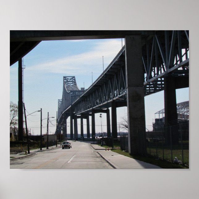 Poster Sob A Ponte (Frente)