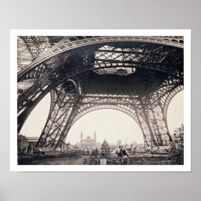Póster Sob a Torre Eiffel, antes de subir, de 'L' (Frente)