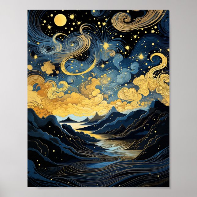 Poster Sob a Via Látea 🌌 (Frente)