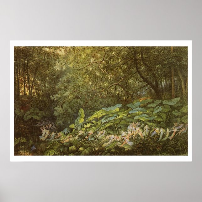 Poster Sob as Folhas de Dock por Richard Doyle, Arte de F (Frente)