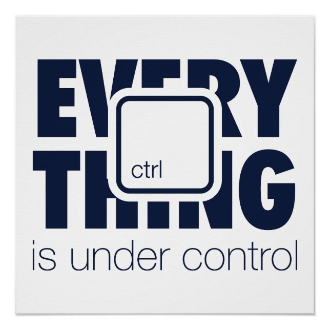 Póster Sob ctrl (Frente)