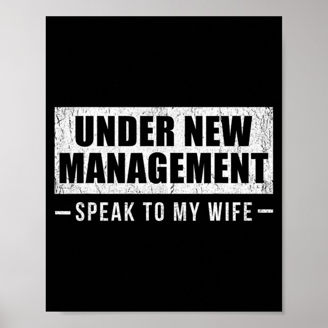 Poster Sob Nova Administração Fale Com Minha Mulher  (Frente)