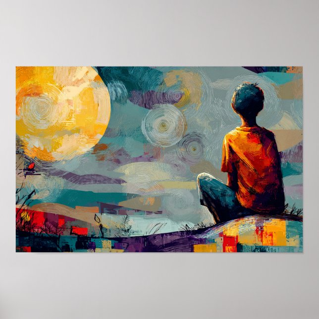 Poster Sob o Céu que Escuta (Frente)