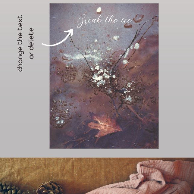 Poster Sob o gelo (Criador carregado)