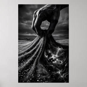 Poster Sob o Prado, um Cartaz de Tempestade Oculta