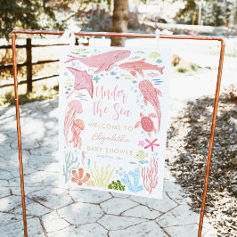 Poster Sob o Sinal de Boas-vindas da Sea Girl Chá de fral