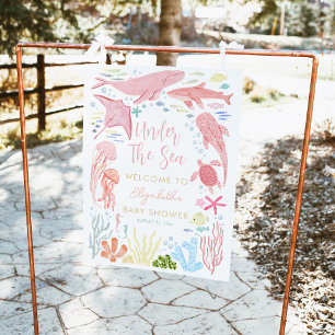 Poster Sob o Sinal de Boas-vindas da Sea Girl Chá de fral