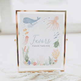 Poster Sob o Sinal de Favoritos da Festa de aniversário d