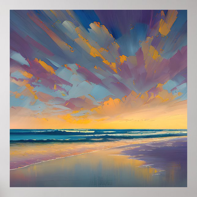 Poster Sob um céu majestoso (Frente)