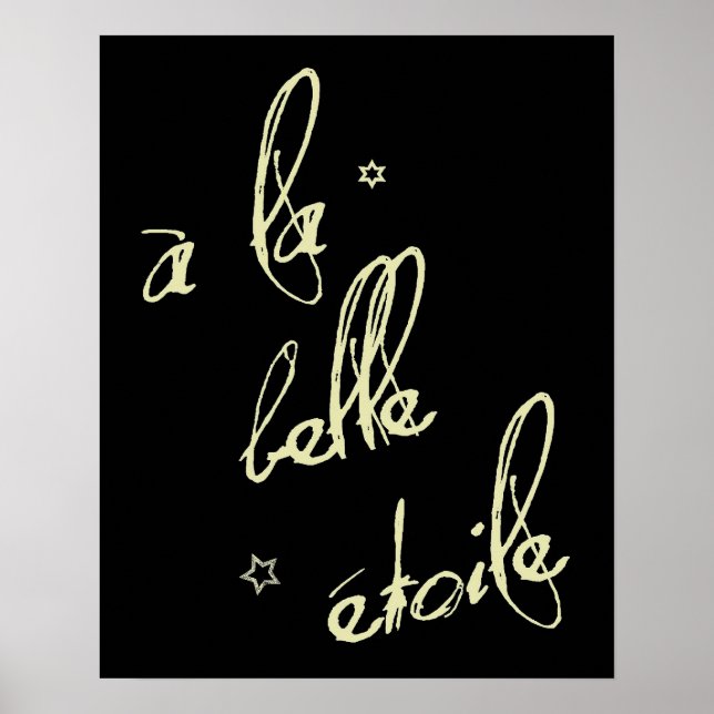 Póster Sob Uma Estrela Bela (Frente)