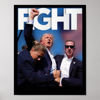 Poster Sobre A Luta Contra O Trump Pela América Trump Inv
