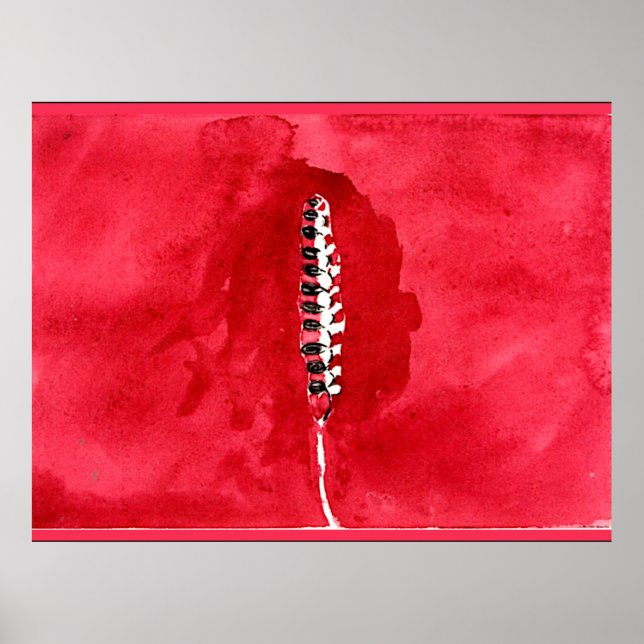 Poster Sobre a Visão de Flores e Árvores, Grãos (Frente)