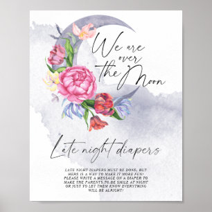 Poster Sobre as Flores da Lua O jogo das fraldas noturnas