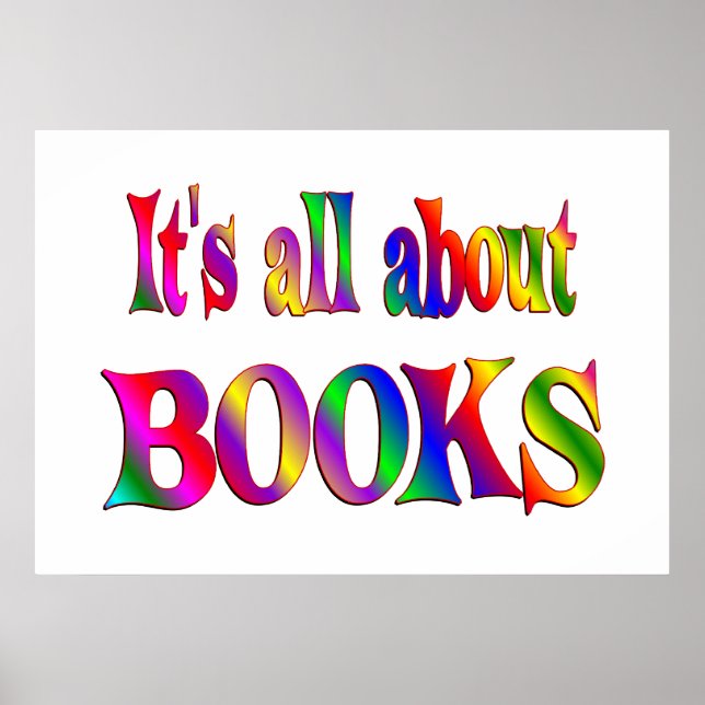 Póster Sobre Livros (Frente)
