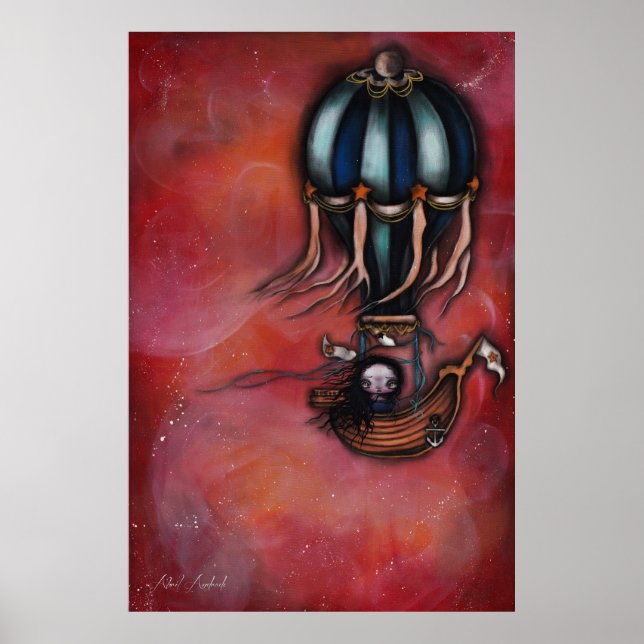 Póster Sobre o barco Arco-íris (Frente)