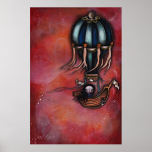 Póster Sobre o barco do arco-íris