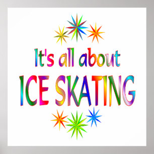 Poster Sobre o patinagem no gelo
